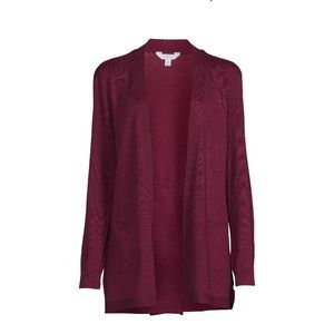 Women open front cardigan